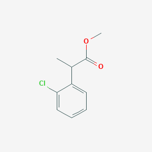 Benzeneacetic acid, 2-chloro-alpha-methyl-, methyl ester Benzeneacetic acid, 2-chloro-alpha-methyl-, methyl ester
