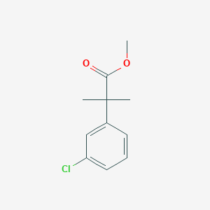 Benzeneacetic acid, 3-chloro-alpha,alpha-dimethyl-, methyl ester 