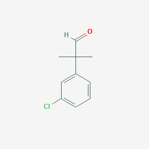 Benzeneacetaldehyde, 3-chloro-alpha,alpha-dimethyl- Benzeneacetaldehyde, 3-chloro-alpha,alpha-dimethyl-
