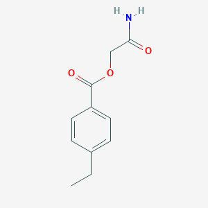 Benzoic acid, 4-ethyl-, 2-amino-2-oxoethyl ester Benzoic acid, 4-ethyl-, 2-amino-2-oxoethyl ester