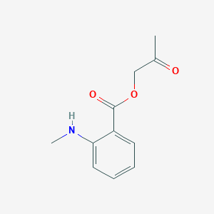 Benzoic acid, 2-(methylamino)-, 2-oxopropyl ester Benzoic acid, 2-(methylamino)-, 2-oxopropyl ester