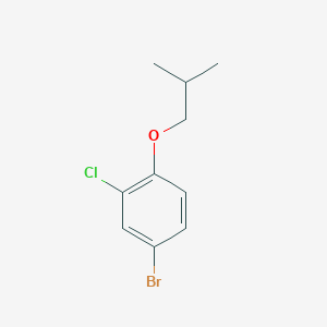 4-bromo-2-chloro-1-(2-methylpropoxy)benzene 4-bromo-2-chloro-1-(2-methylpropoxy)benzene