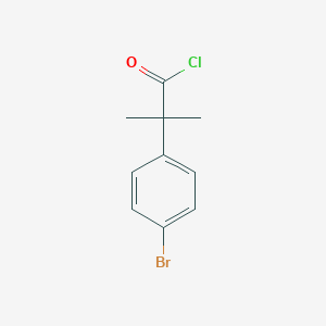 Benzeneacetyl chloride, 4-bromo-alpha,alpha-dimethyl- Benzeneacetyl chloride, 4-bromo-alpha,alpha-dimethyl-