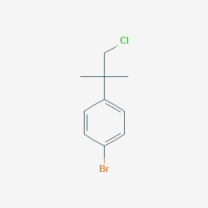 1-bromo-4-(1-chloro-2-methylpropan-2-yl)benzene 1-bromo-4-(1-chloro-2-methylpropan-2-yl)benzene