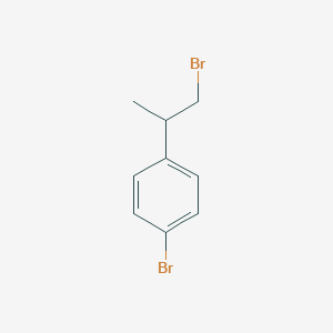 1-bromo-4-(1-bromopropan-2-yl)benzene 1-bromo-4-(1-bromopropan-2-yl)benzene