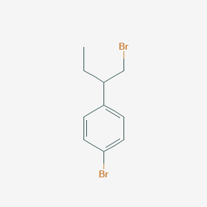 Benzene, 1-bromo-4-[1-(bromomethyl)propyl]- 