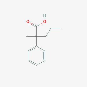 2-methyl-2-phenylpentanoic acid 2-methyl-2-phenylpentanoic acid