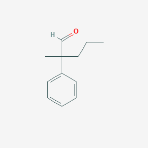 Benzeneacetaldehyde, alpha-methyl-alpha-propyl- Benzeneacetaldehyde, alpha-methyl-alpha-propyl-