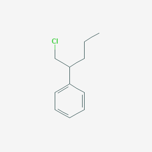 Benzene, [1-(chloromethyl)butyl]- 
