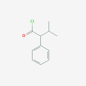 Benzeneacetyl chloride, alpha-(1-methylethyl)- Benzeneacetyl chloride, alpha-(1-methylethyl)-