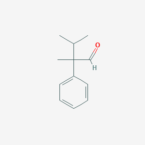 Benzeneacetaldehyde, alpha-methyl-alpha-(1-methylethyl)- Benzeneacetaldehyde, alpha-methyl-alpha-(1-methylethyl)-
