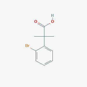 Benzeneacetic acid, 2-bromo-alpha,alpha-dimethyl- Benzeneacetic acid, 2-bromo-alpha,alpha-dimethyl-