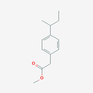 Benzeneacetic acid, 4-methyl-alpha-propyl-, methyl ester Benzeneacetic acid, 4-methyl-alpha-propyl-, methyl ester