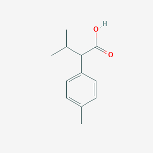 Benzeneacetic acid, 4-methyl-alpha-(1-methylethyl)- Benzeneacetic acid, 4-methyl-alpha-(1-methylethyl)-