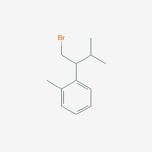 Benzene, 1-[1-(bromomethyl)-2-methylpropyl]-2-methyl- 