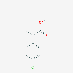 Benzeneacetic acid, 4-chloro-alpha-ethyl-, ethyl ester 
