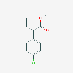 Benzeneacetic acid, 4-chloro-alpha-ethyl-, methyl ester 
