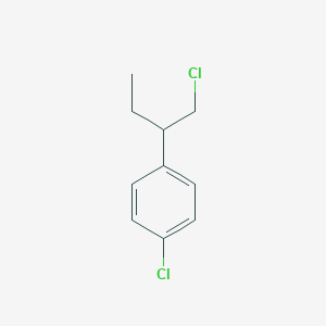 Benzene, 1-chloro-4-[1-(chloromethyl)propyl]- 