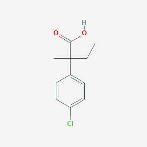 Benzeneacetic acid, 4-chloro-alpha-ethyl-alpha-methyl- 