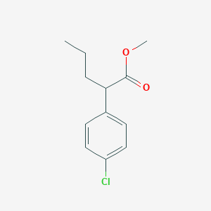 Benzeneacetic acid, 4-chloro-alpha-propyl-, methyl ester 