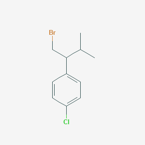 Benzene, 1-[1-(bromomethyl)-2-methylpropyl]-4-chloro- 