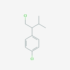 Benzene, 1-chloro-4-[1-(chloromethyl)-2-methylpropyl]- 