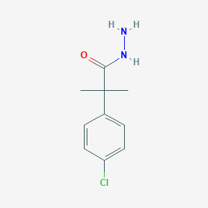Benzeneacetic acid, 4-chloro-alpha,alpha-dimethyl-, hydrazide 