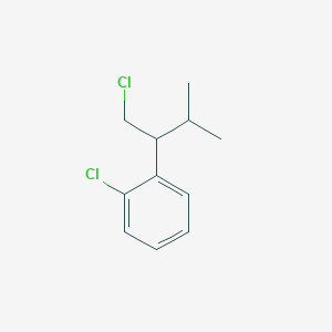 Benzene, 1-chloro-2-[1-(chloromethyl)-2-methylpropyl]- 