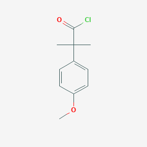 2-(4-methoxyphenyl)-2-methylpropanoyl chloride 