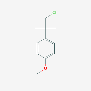 Benzene, 1-(2-chloro-1,1-dimethylethyl)-4-methoxy- 