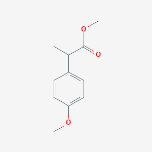 Benzeneacetic acid, 4-methoxy-alpha-methyl-, methyl ester Benzeneacetic acid, 4-methoxy-alpha-methyl-, methyl ester
