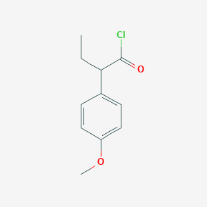 Benzeneacetyl chloride, alpha-ethyl-4-methoxy- 