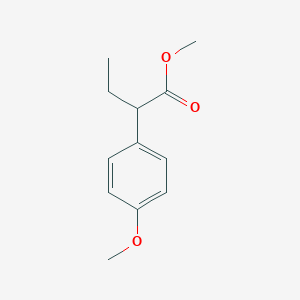 Benzeneacetic acid, alpha-ethyl-4-methoxy-, methyl ester