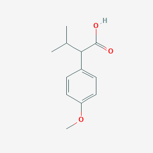 Benzeneacetic acid, 4-methoxy-alpha-(1-methylethyl)- Benzeneacetic acid, 4-methoxy-alpha-(1-methylethyl)-
