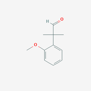 Benzeneacetaldehyde, 2-methoxy-alpha,alpha-dimethyl- Benzeneacetaldehyde, 2-methoxy-alpha,alpha-dimethyl-