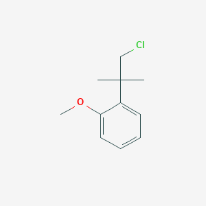 Benzene, 1-(2-chloro-1,1-dimethylethyl)-2-methoxy- 