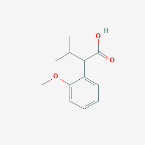 Benzeneacetic acid, 2-methoxy-alpha-(1-methylethyl)- Benzeneacetic acid, 2-methoxy-alpha-(1-methylethyl)-