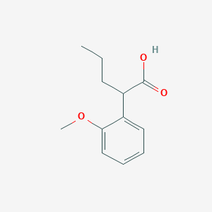 Benzeneacetic acid, 2-methoxy-alpha-propyl- Benzeneacetic acid, 2-methoxy-alpha-propyl-