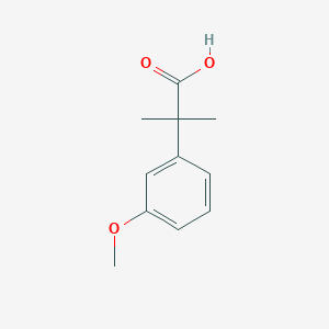 Benzeneacetic acid, 3-methoxy-alpha,alpha-dimethyl- Benzeneacetic acid, 3-methoxy-alpha,alpha-dimethyl-