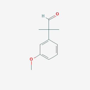Benzeneacetaldehyde, 3-methoxy-alpha,alpha-dimethyl- Benzeneacetaldehyde, 3-methoxy-alpha,alpha-dimethyl-