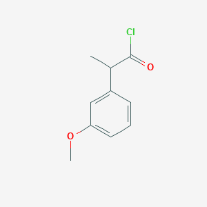 2-(3-methoxyphenyl)propanoyl chloride 2-(3-methoxyphenyl)propanoyl chloride