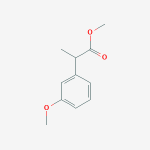 Benzeneacetic acid, 3-methoxy-alpha-methyl-, methyl ester Benzeneacetic acid, 3-methoxy-alpha-methyl-, methyl ester