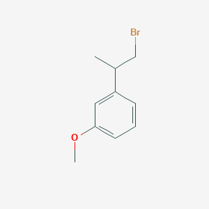 Benzene, 1-(2-bromo-1-methylethyl)-3-methoxy- Benzene, 1-(2-bromo-1-methylethyl)-3-methoxy-