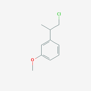 Benzene, 1-(2-chloro-1-methylethyl)-3-methoxy- Benzene, 1-(2-chloro-1-methylethyl)-3-methoxy-