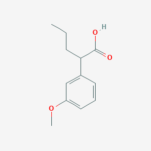 Benzeneacetic acid, 3-methoxy-alpha-propyl- Benzeneacetic acid, 3-methoxy-alpha-propyl-