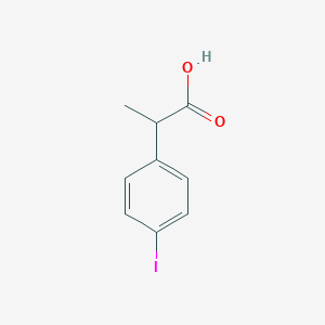 Benzeneacetic acid, 4-iodo-alpha-methyl- Benzeneacetic acid, 4-iodo-alpha-methyl-