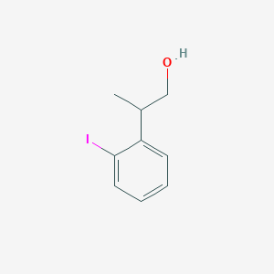 Benzeneethanol, 2-iodo-beta-methyl- Benzeneethanol, 2-iodo-beta-methyl-