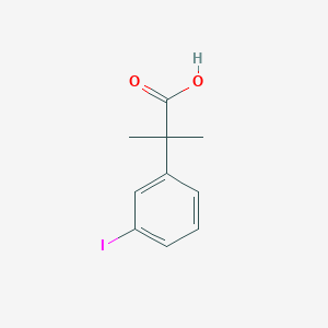 2-(3-iodophenyl)-2-methylpropanoic acid 2-(3-iodophenyl)-2-methylpropanoic acid