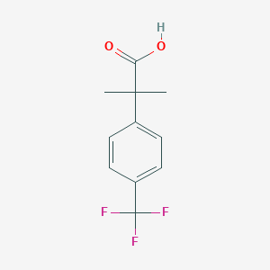 Benzeneacetic acid, alpha,alpha-dimethyl-4-(trifluoromethyl)- Benzeneacetic acid, alpha,alpha-dimethyl-4-(trifluoromethyl)-