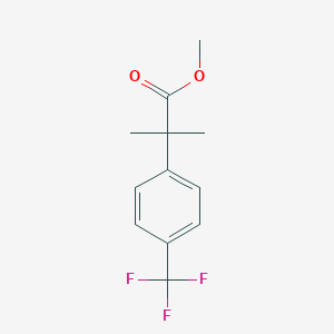 Benzeneacetic acid, alpha,alpha-dimethyl-4-(trifluoromethyl)-, methyl ester 